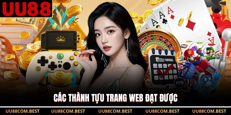 Các thành tựu trang web đạt được