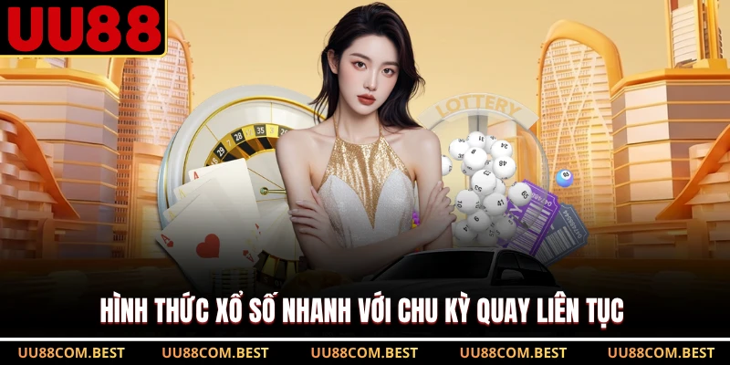 Hình thức xổ số nhanh với chu kỳ quay liên tục